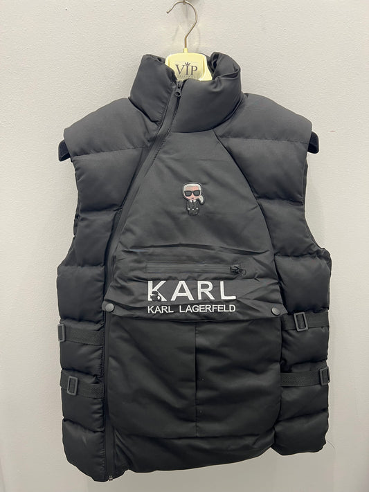 Vest Γιλέκο Karl Lagerlfeld Αμάνικο Μαύρο