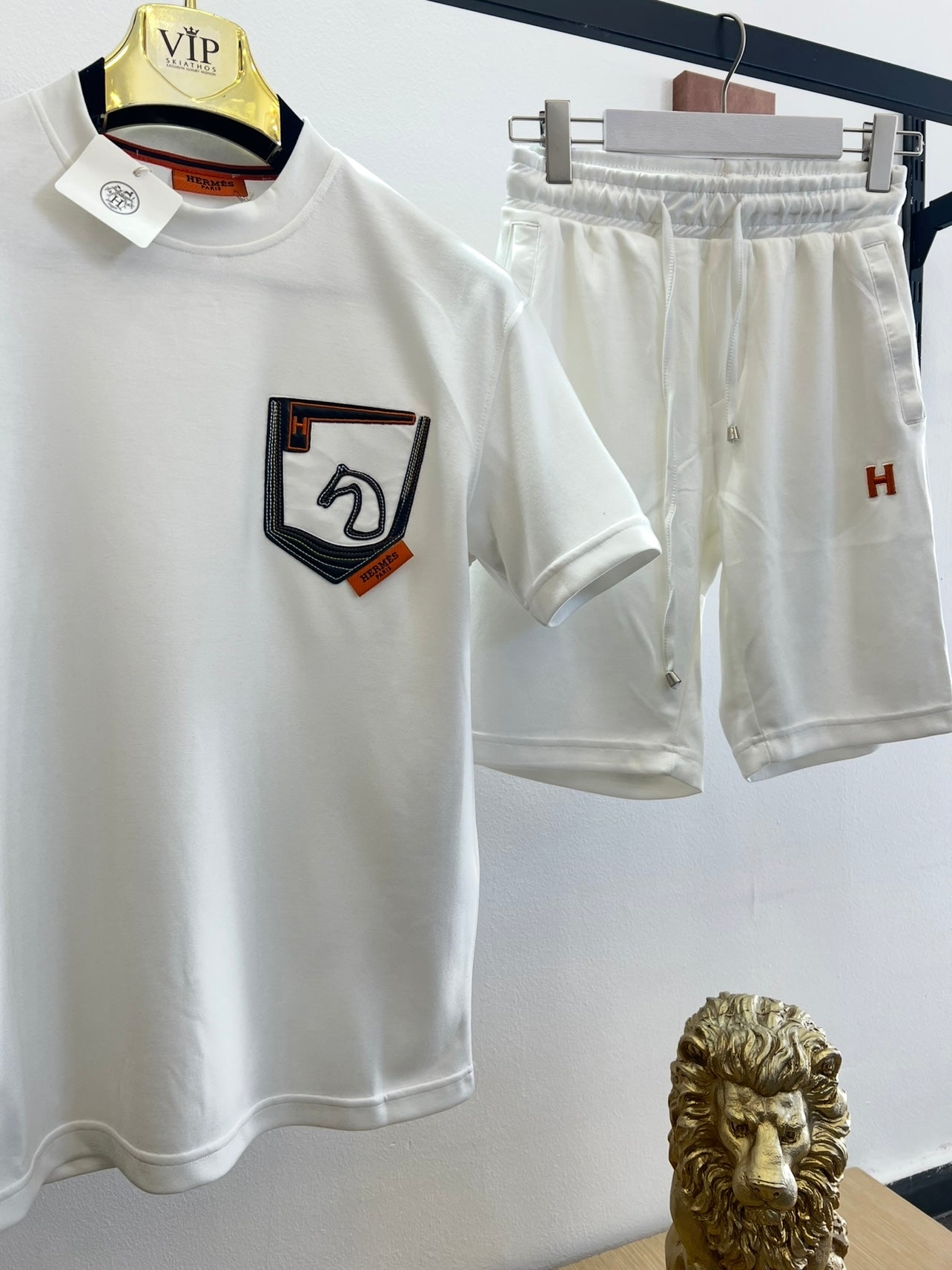 Summer Σετ 3Α Hermes Άσπρο Silk
