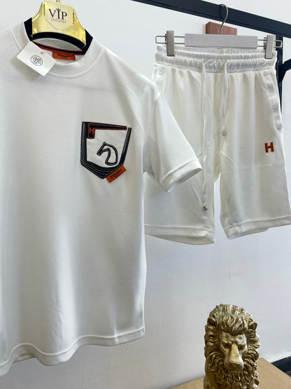 Summer Σετ 3Α Hermes Άσπρο Silk
