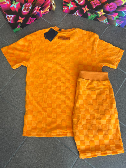 Velvet Σετ 3Α L.V Πορτοκαλί