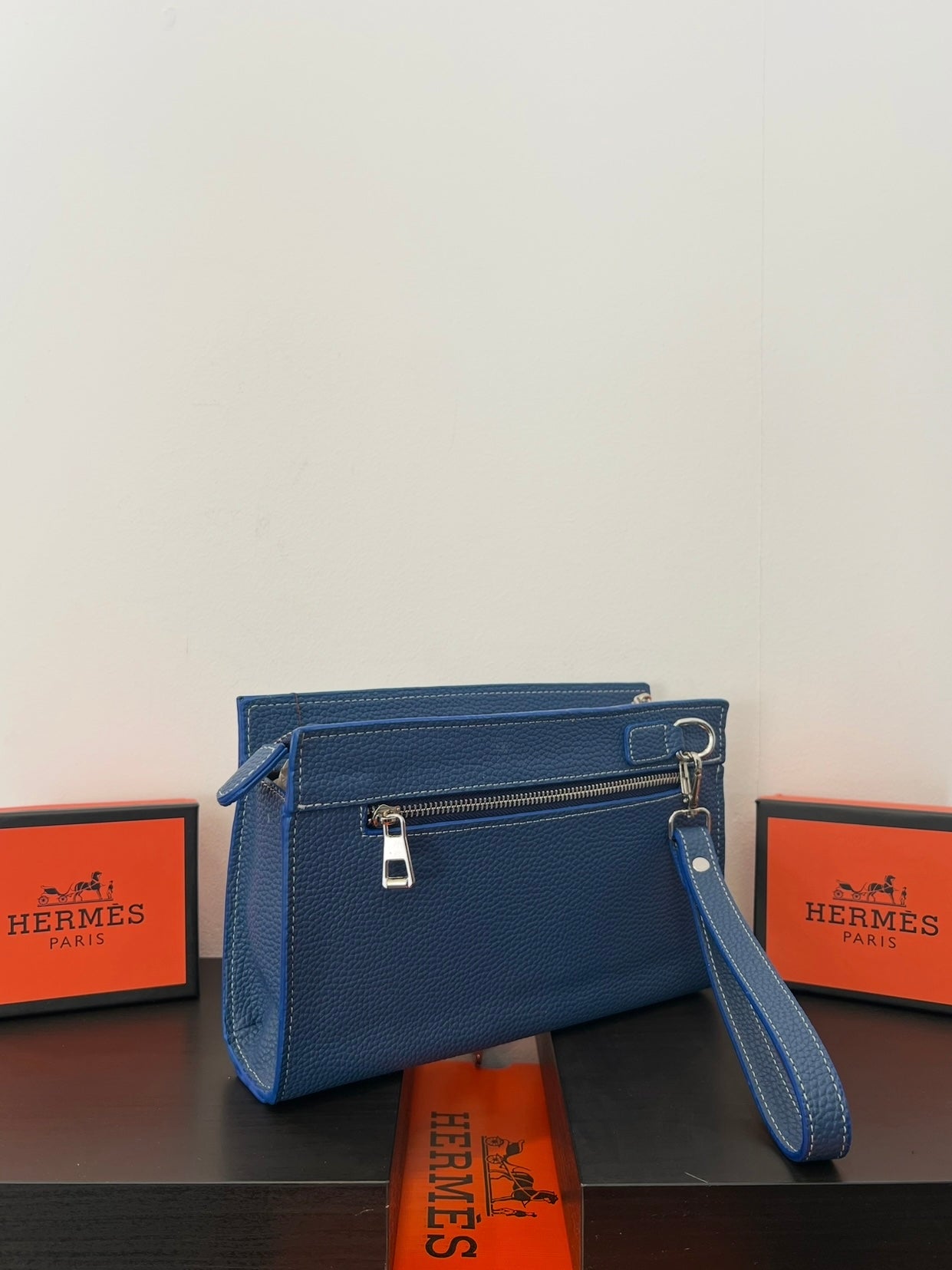 Messenger Bag Hermes Pocket Navy