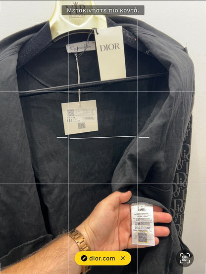 Dior Jacket Μαύρο Castror/Leather