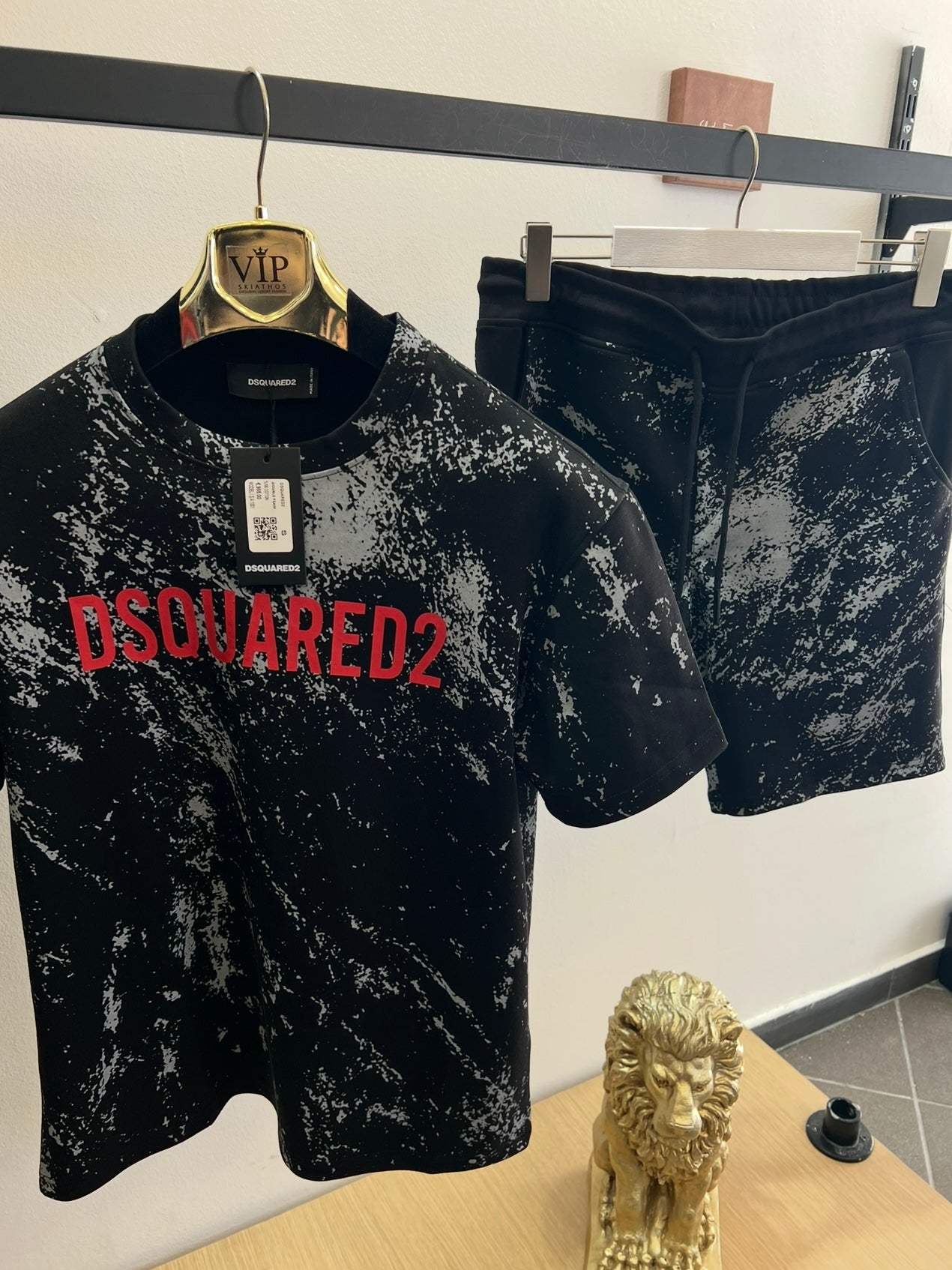 Summer Σετ 3Α Dsquared2 Μαύρο Army