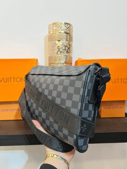 LV Γκρί/Μαύρο Damier Big Bag