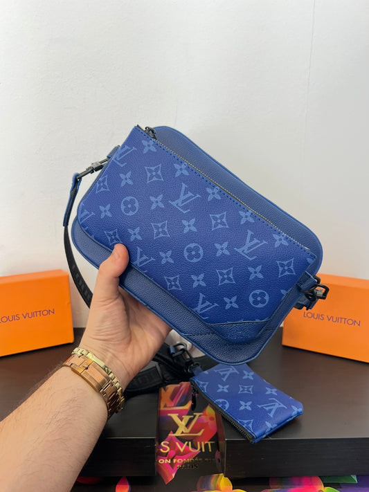 Trio Big Bag LV Τσαντάκι Navy Blue