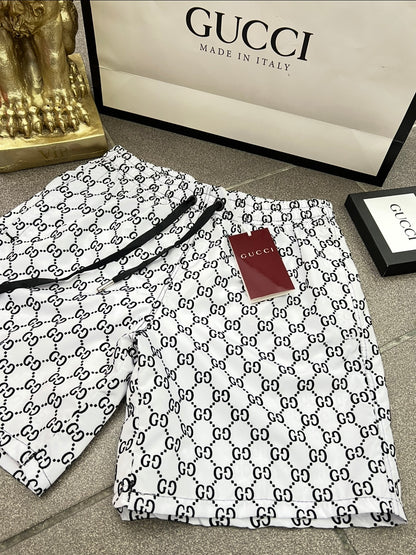 Gucci Μαγιό White/Black Velvet Swimwear