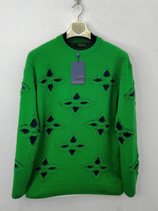 Sweater Πλεκτό Ls.Vn Λαδί Πουλόβερ