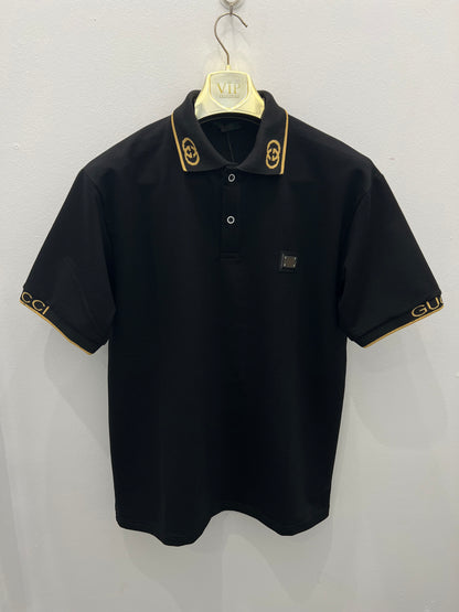 Polo T-Shirt Μπλούζα Gucci Μαύρη