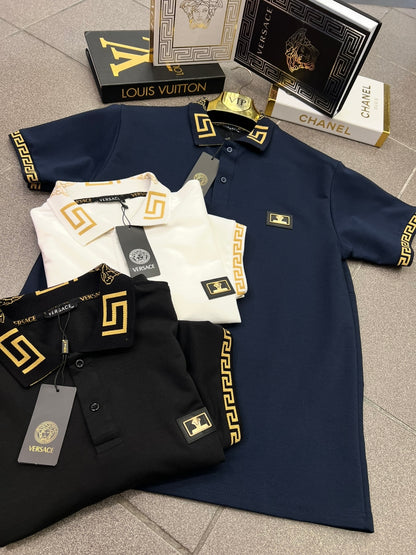 Polo Μπλούζα 3A Versace Μπλέ