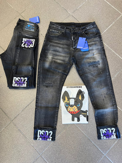 Jean Παντελόνι Dsquared2 RoyalBlack