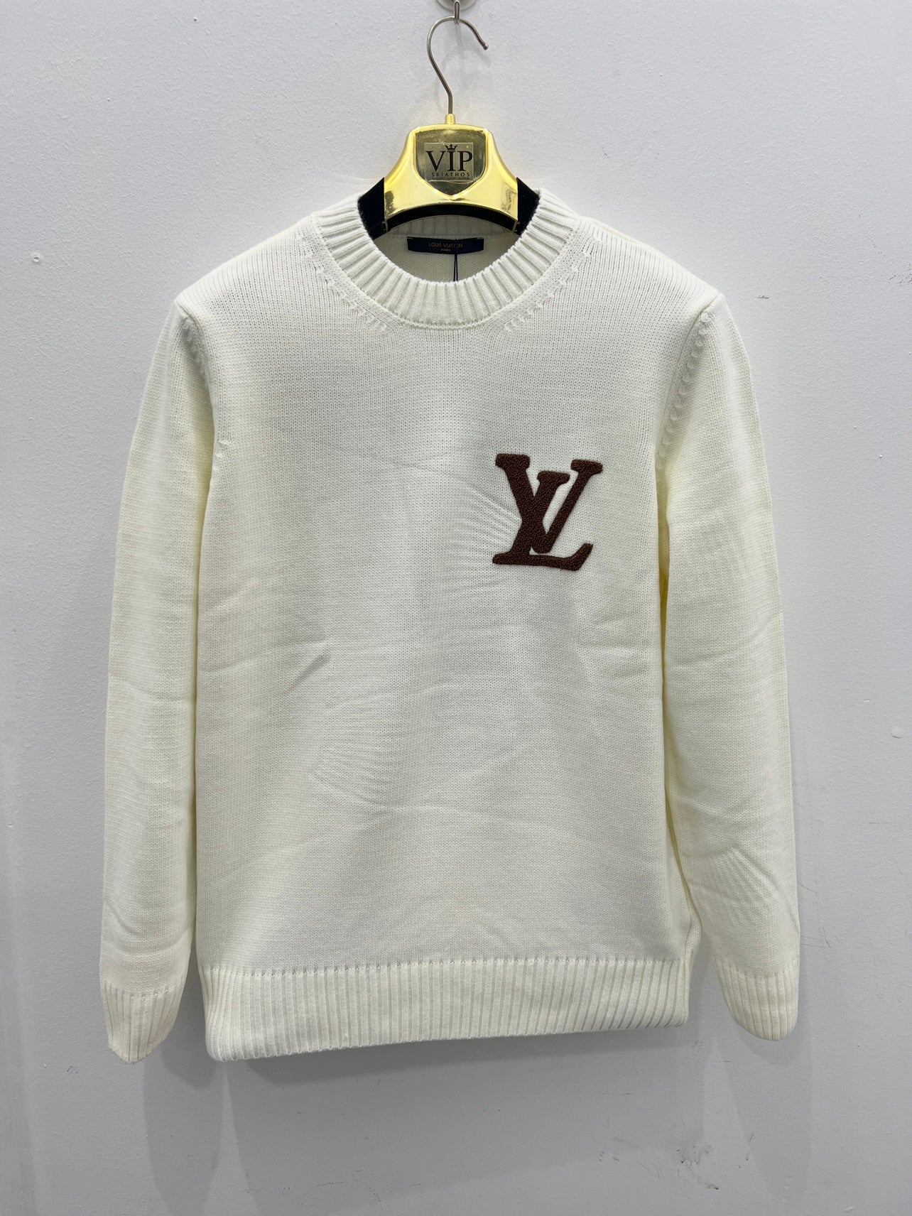 Sweater Πλεκτό LvN Λευκό 3Α