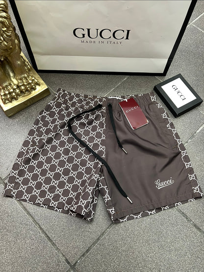 Gucci Μαγιό Brown/Cream Swimwear