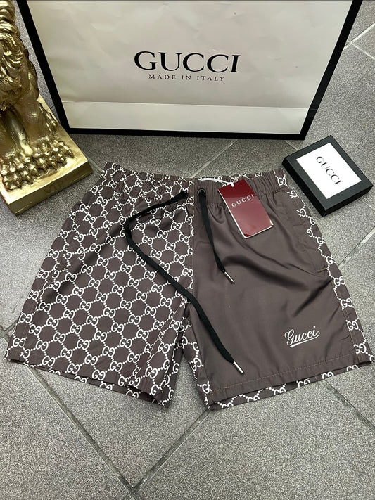 Gucci Μαγιό Brown/Cream Swimwear