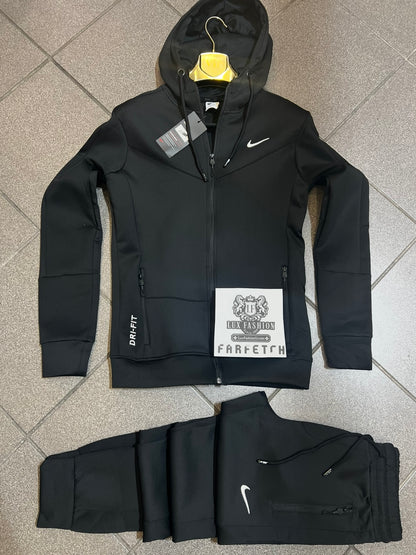 Φόρμα Nike Teck Dry Fit Tracksuit Μαύρο