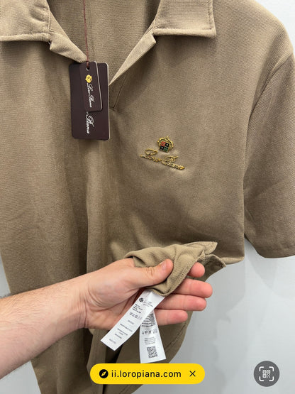 Μπλούζα Loro Piana Polo Καφέ