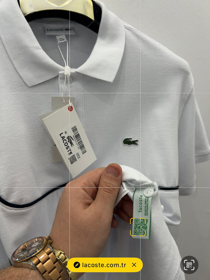 3A Polo Άσπρο Lacoste Pique
