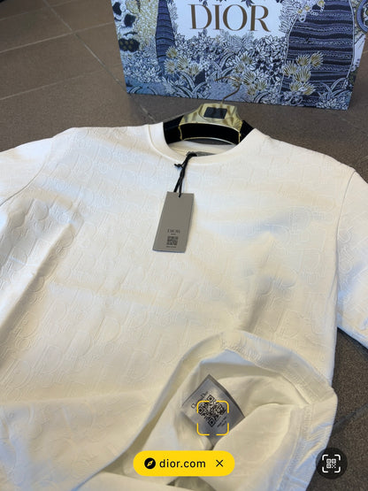 3Α T-Shirt C.Dior Over Fit White Oxfrd