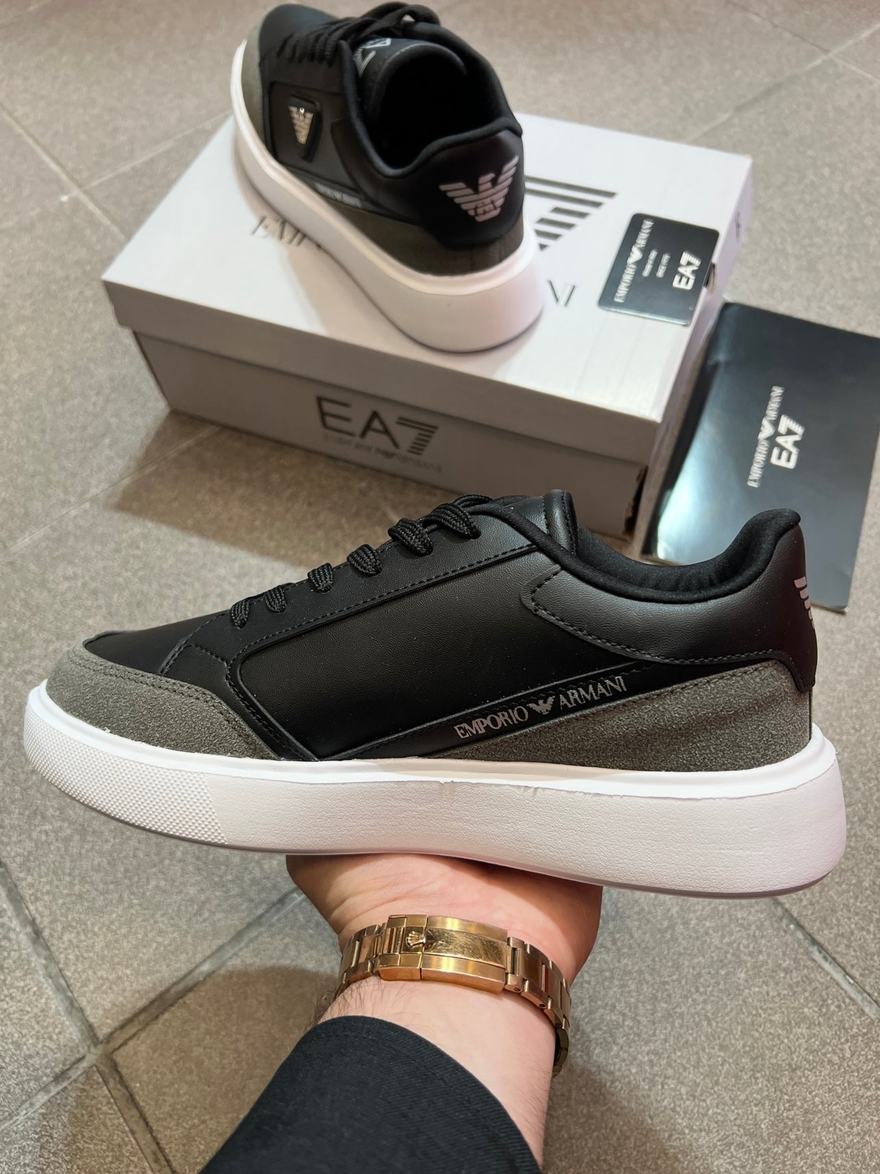 Armani Μαύρο Sneaker EA7