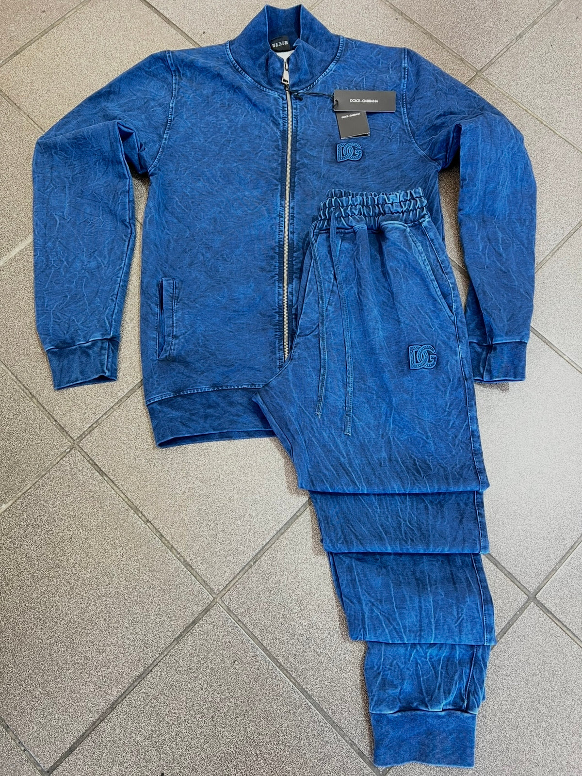 Σετ Dolce Gabbana Jean Μπλέ Tracksuit Athletic