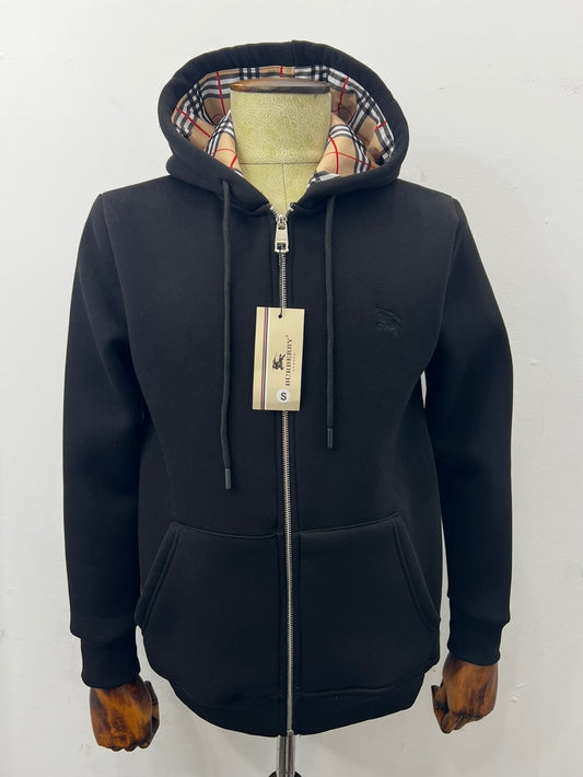 Ζακέτα Fleece Hoodie Burberry Μαύρη