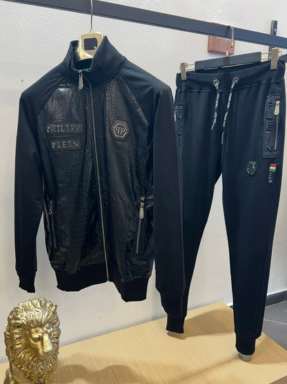 Outfit 3Α Μαύρο Philip Plein Croco Rhinestone