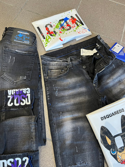 Jean Παντελόνι Dsquared2 RoyalBlack
