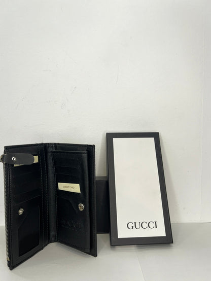 Leather Πορτοφόλι GC Μαύρο Multiuser