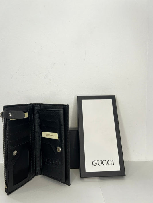 Leather Πορτοφόλι GC Μαύρο Multiuser