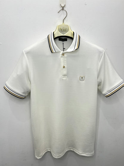 Polo Μπλούζα 3A Loro Piana Άσπρη