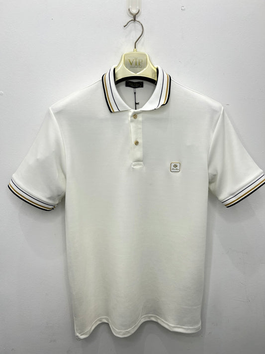 Polo Μπλούζα 3A Loro Piana Άσπρη