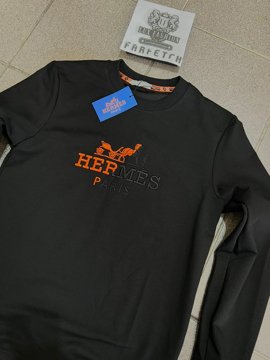 Μπλούζα Hermes LongSleeve Μαύρη