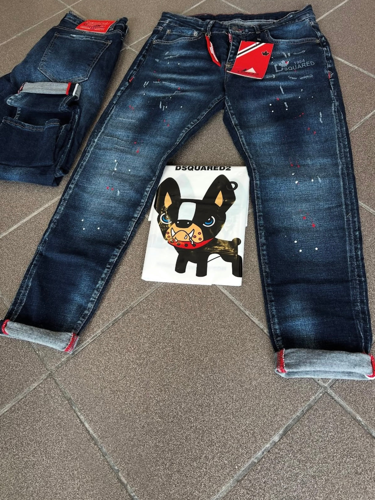 Jean Παντελόνι Dsquared2 Blue D2