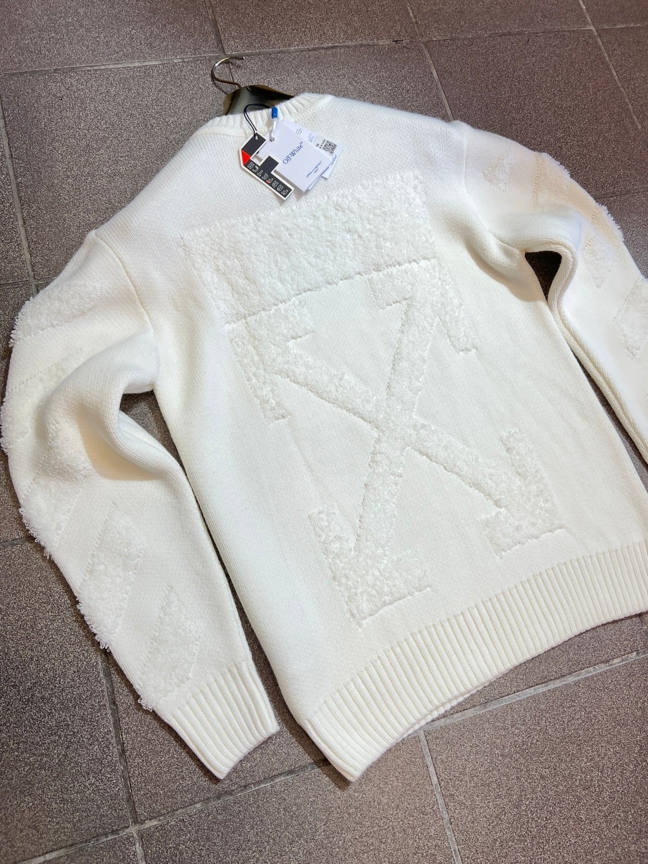 Sweater Πλεκτό Off White Άσπρο 3Α