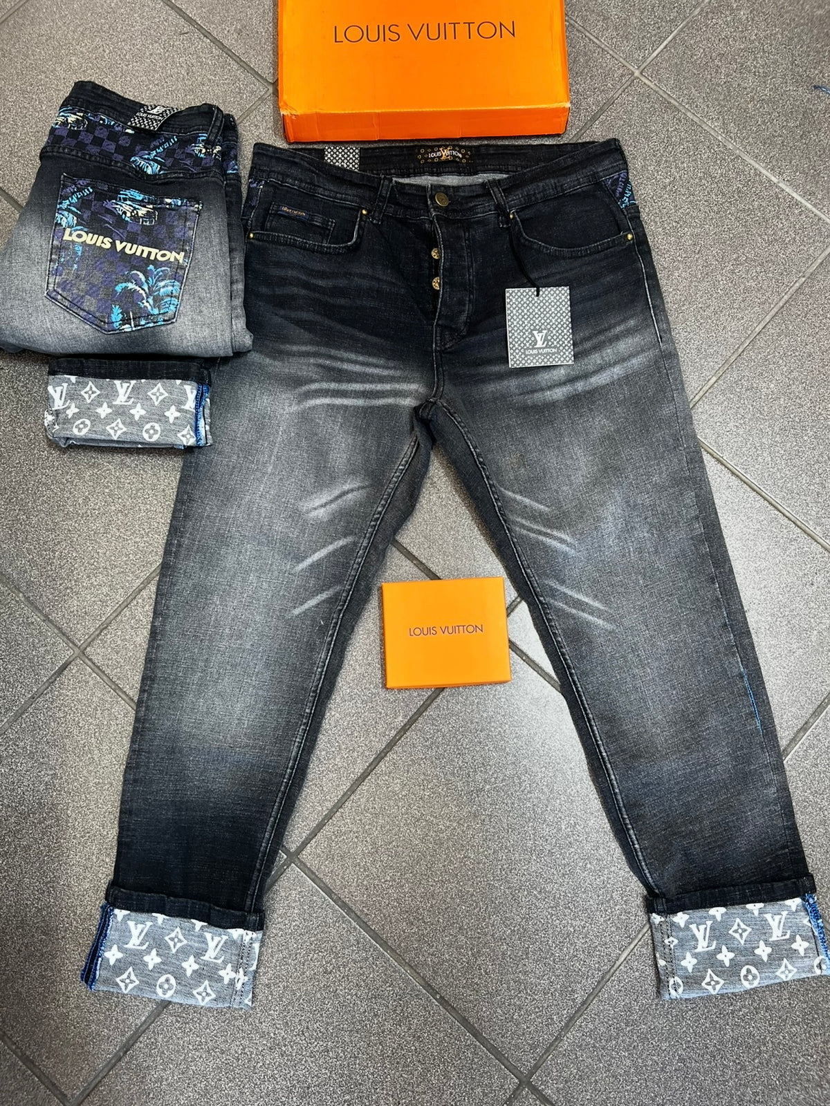 Classic Παντελόνι Jean L.Vuitton Race Grey