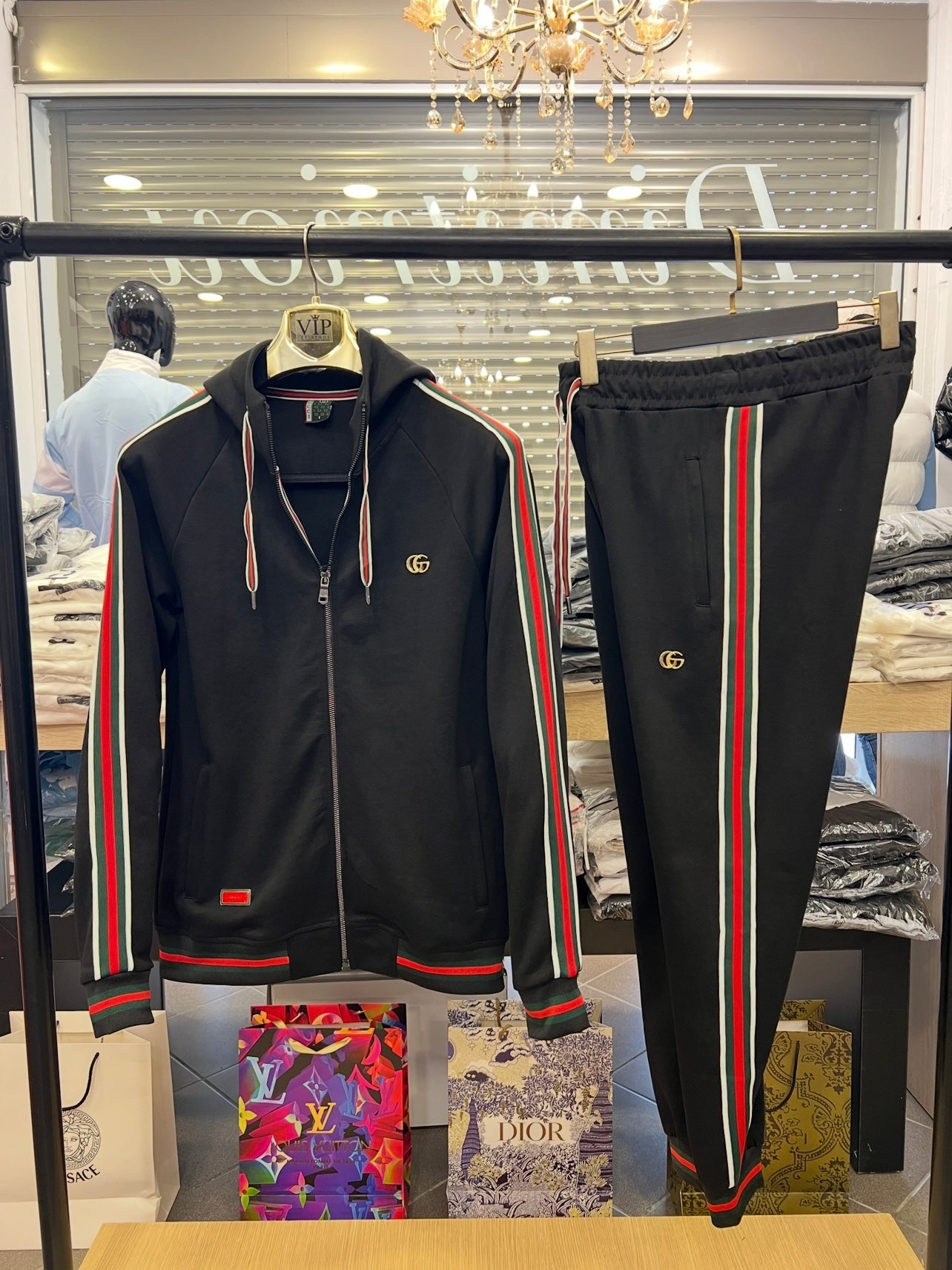Σετ Φόρμα Gucci Μαύρο Tracksuit 3Α