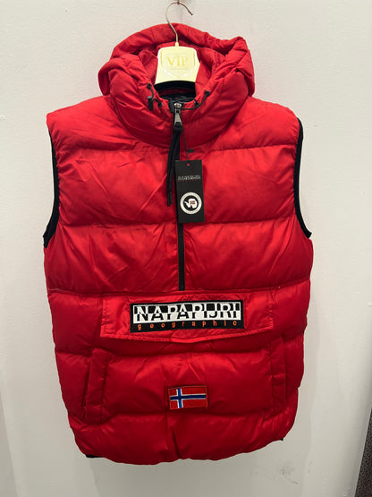 Vest Γιλέκο Napapijri Αμάνικο Κόκκινο