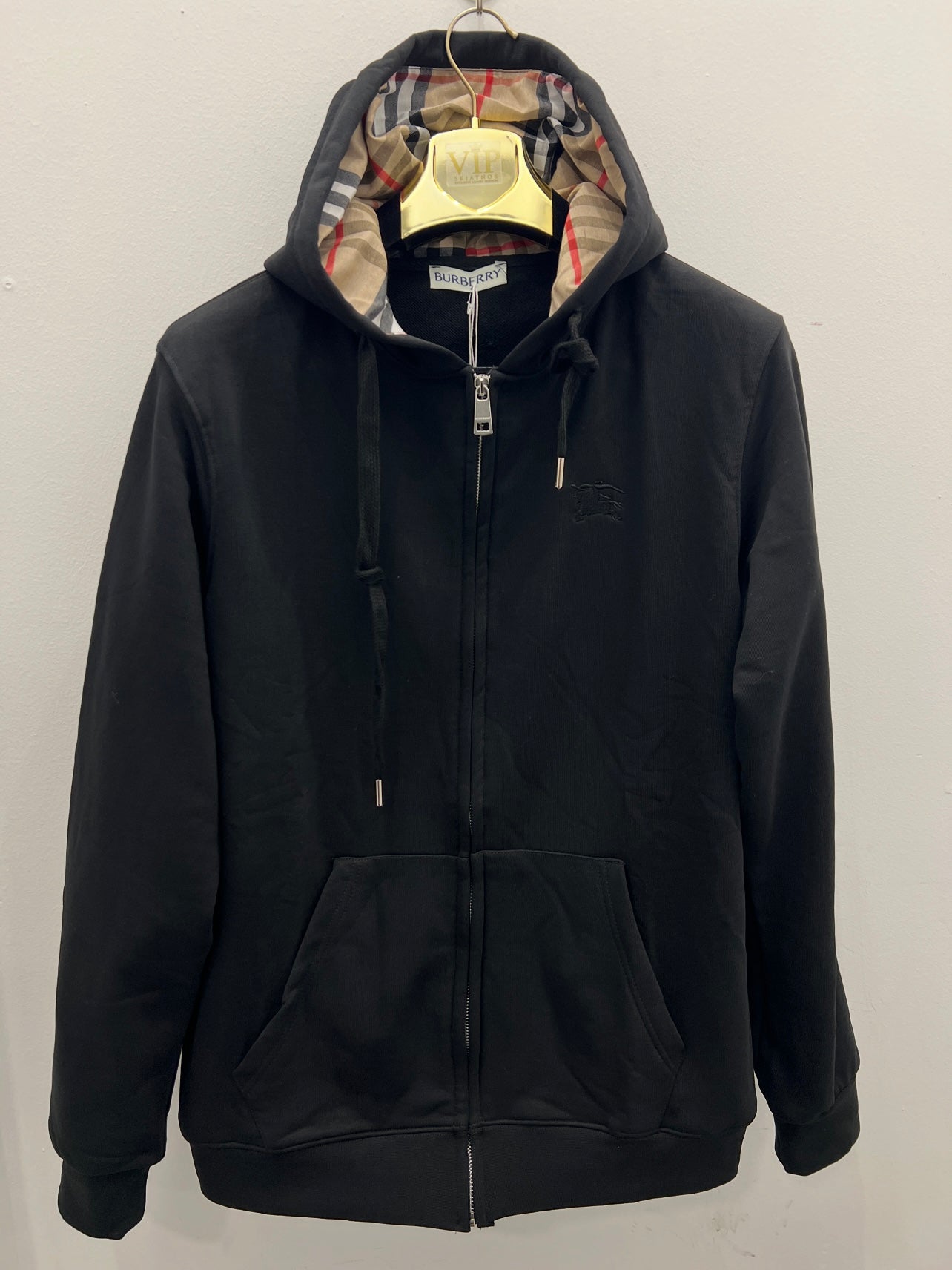 Zip Ζακέτα Burberry Μαύρη Classic