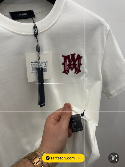 T-Shirt 3A Άσπρο Amiri Hollywood