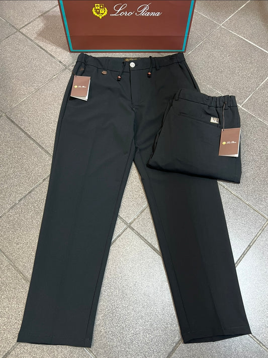 Παντελόνι Loro Piana Μαύρο Chino