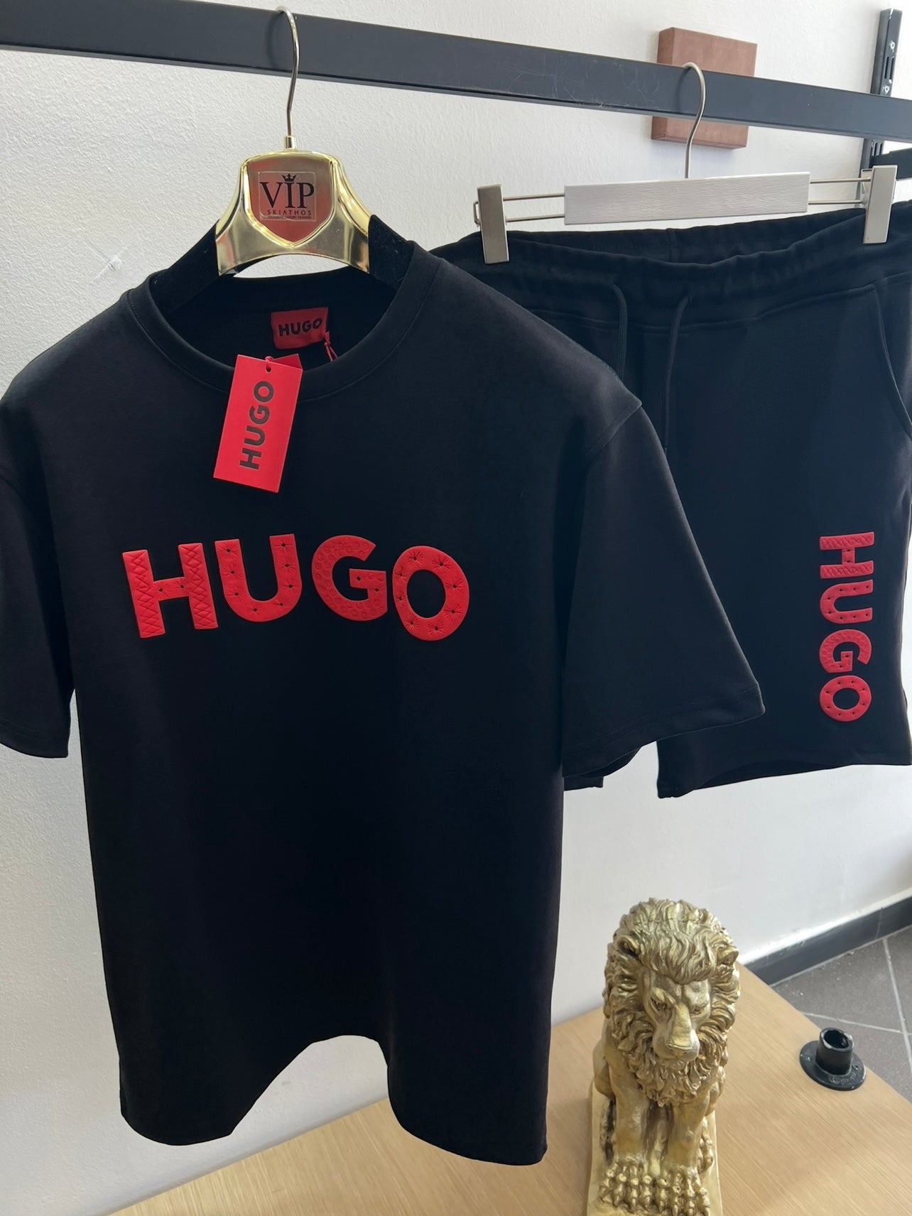 Summer Σετ 3Α Hugo Μαύρο/Κόκκινο