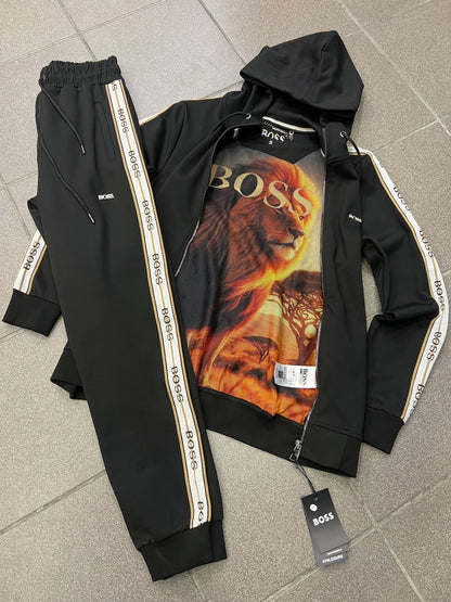 Σετ Φόρμα Boss Μαύρο Tracksuit 3Α