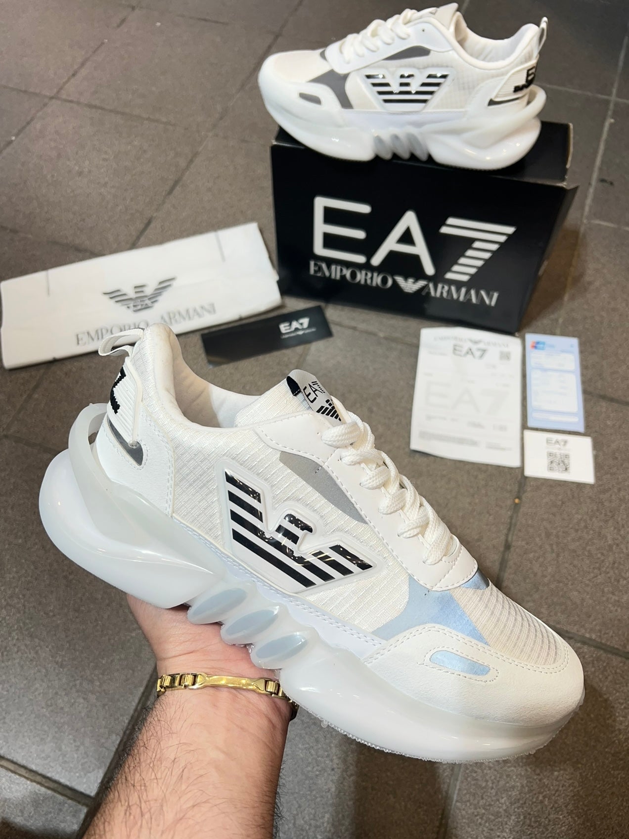 Armani Sneaker EA7 White Iris
