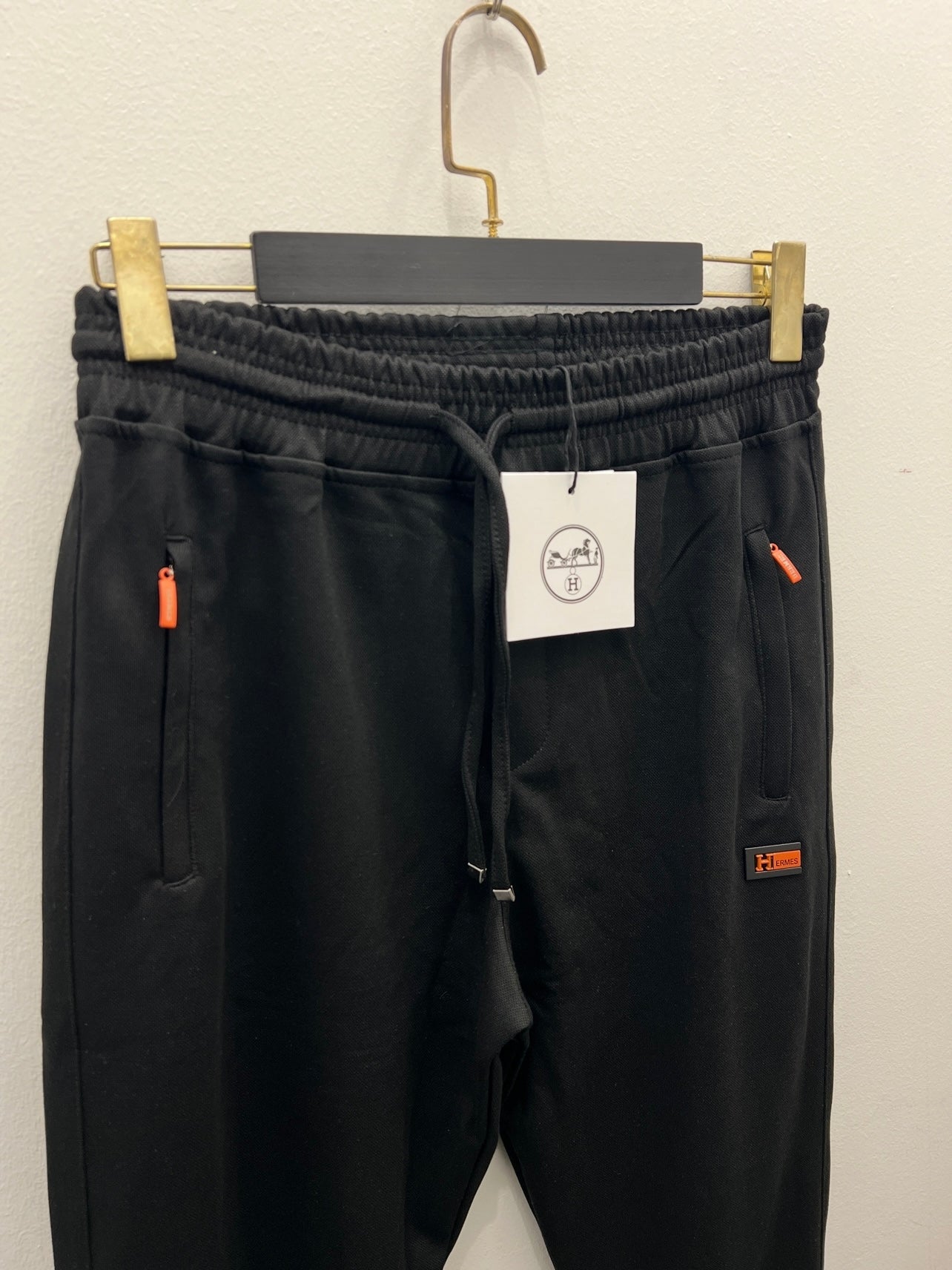 Παντελόνι Pique Hermes Μαύρο