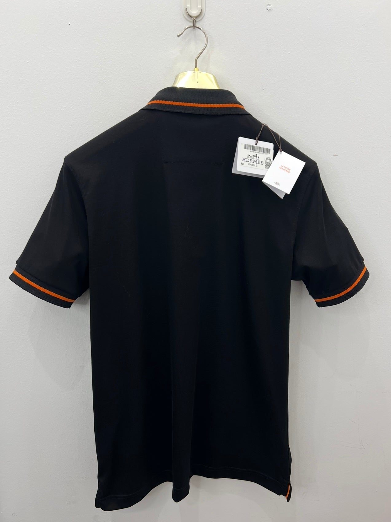 3A Polo Μαύρο Hermes R Lycra