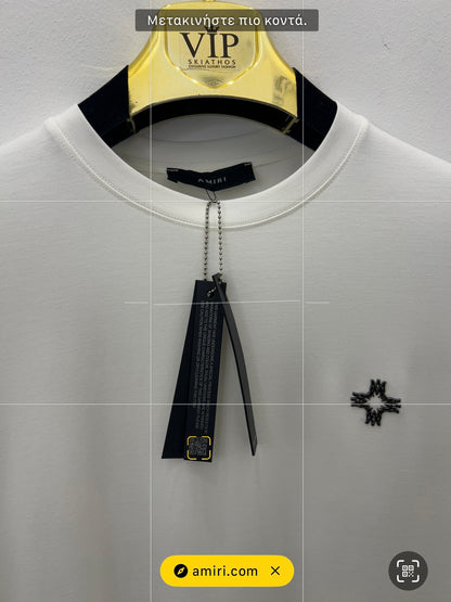 T-Shirt 3A Λευκό Amiri Silk