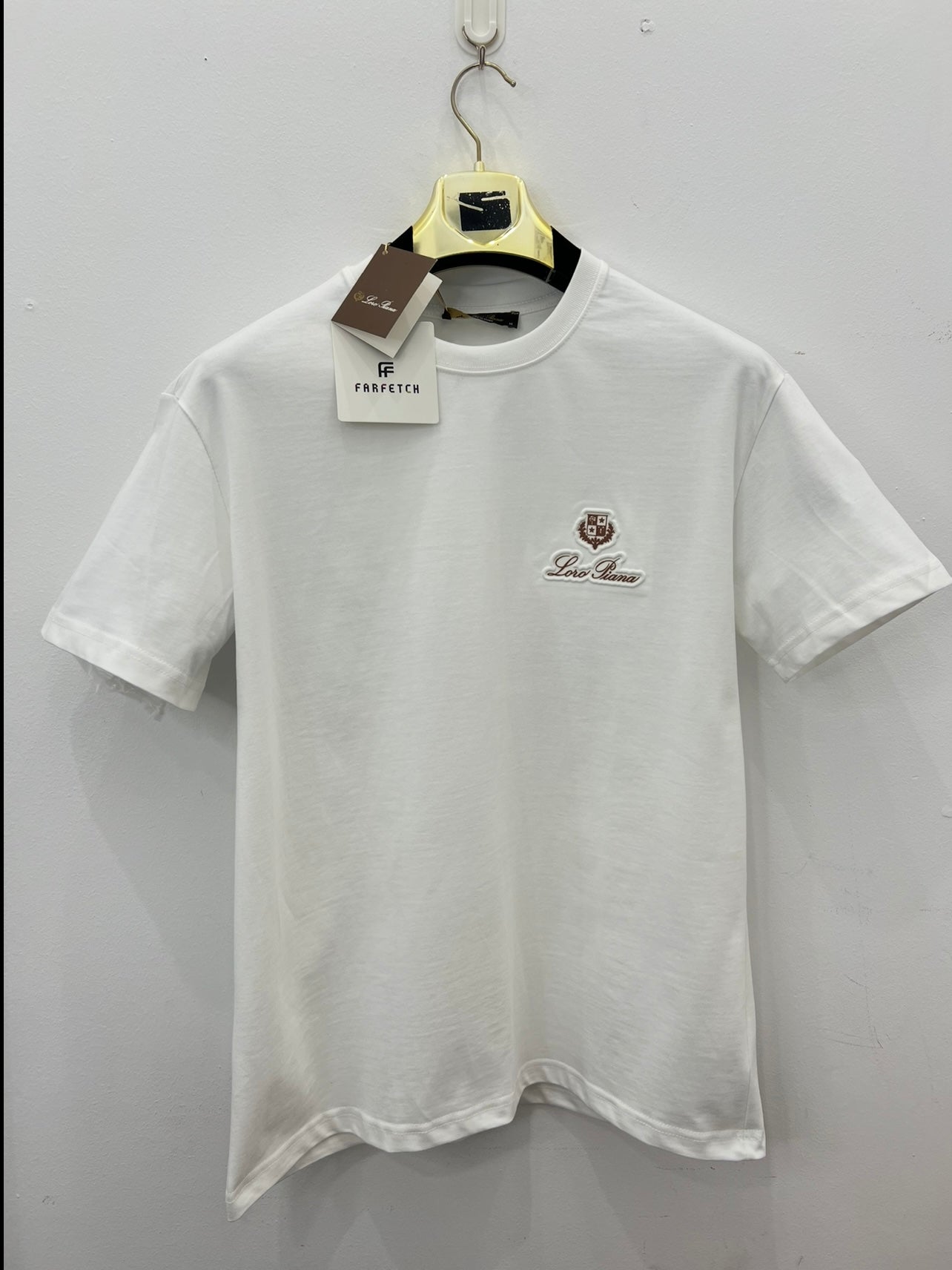 T-Shirt 3A Λευκό Loro Piana OR