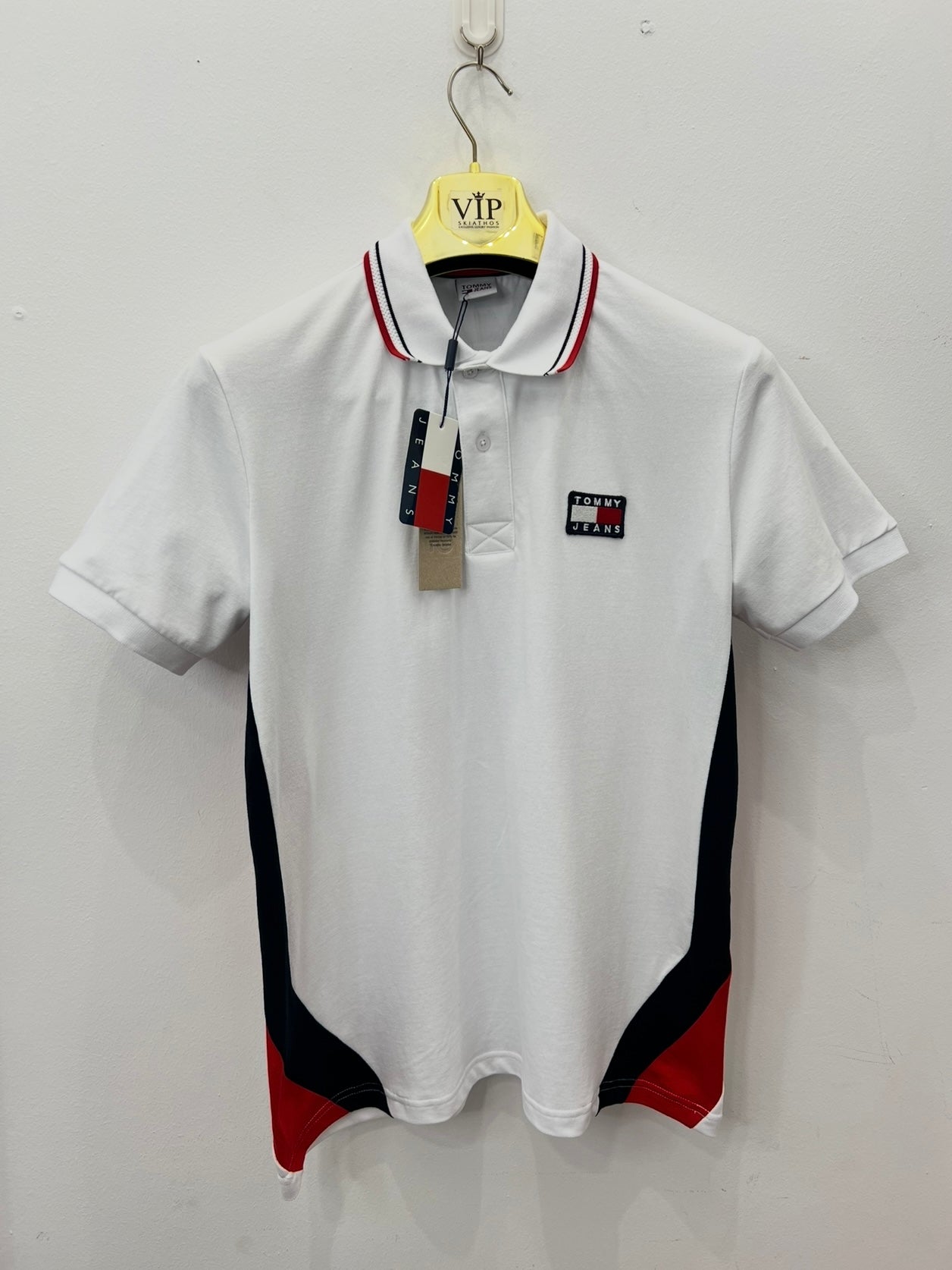 3A Polo Άσπρο Tommy Hilfiger Pique