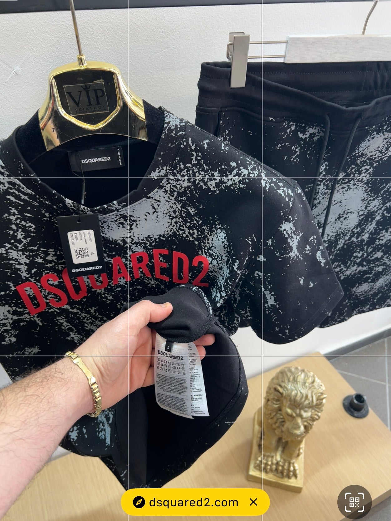 Summer Σετ 3Α Dsquared2 Μαύρο Army