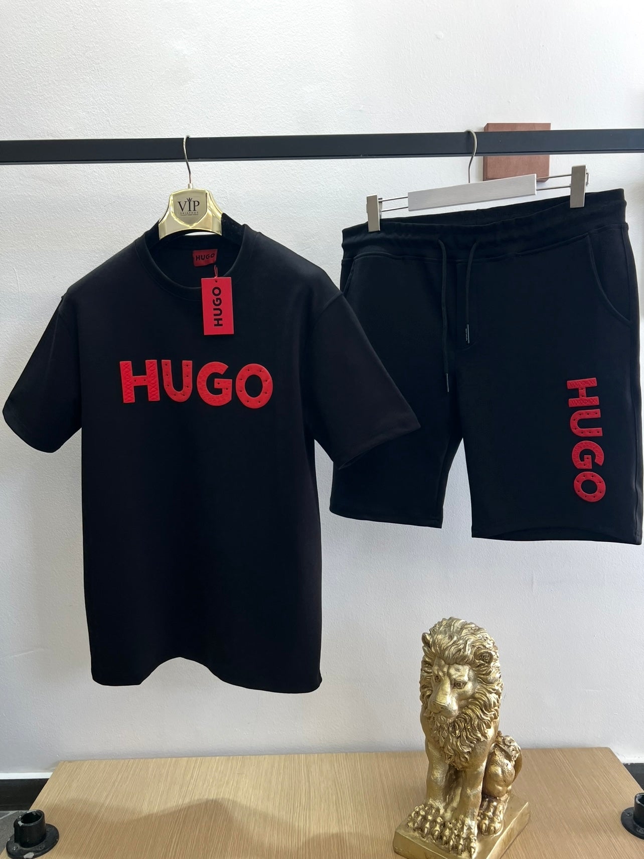 Summer Σετ 3Α Hugo Μαύρο/Κόκκινο