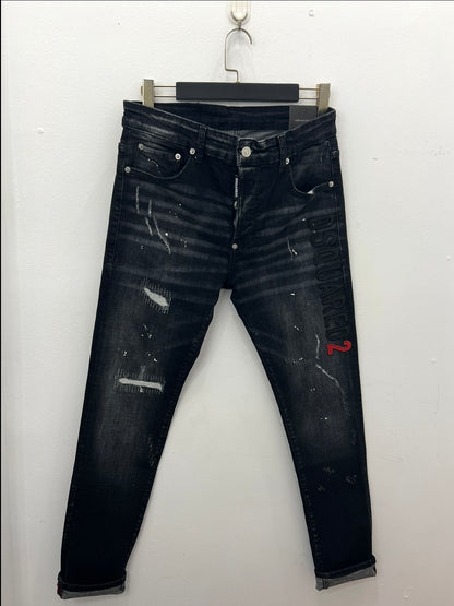 Jean Παντελόνι Dsquared 2 Black ENB
